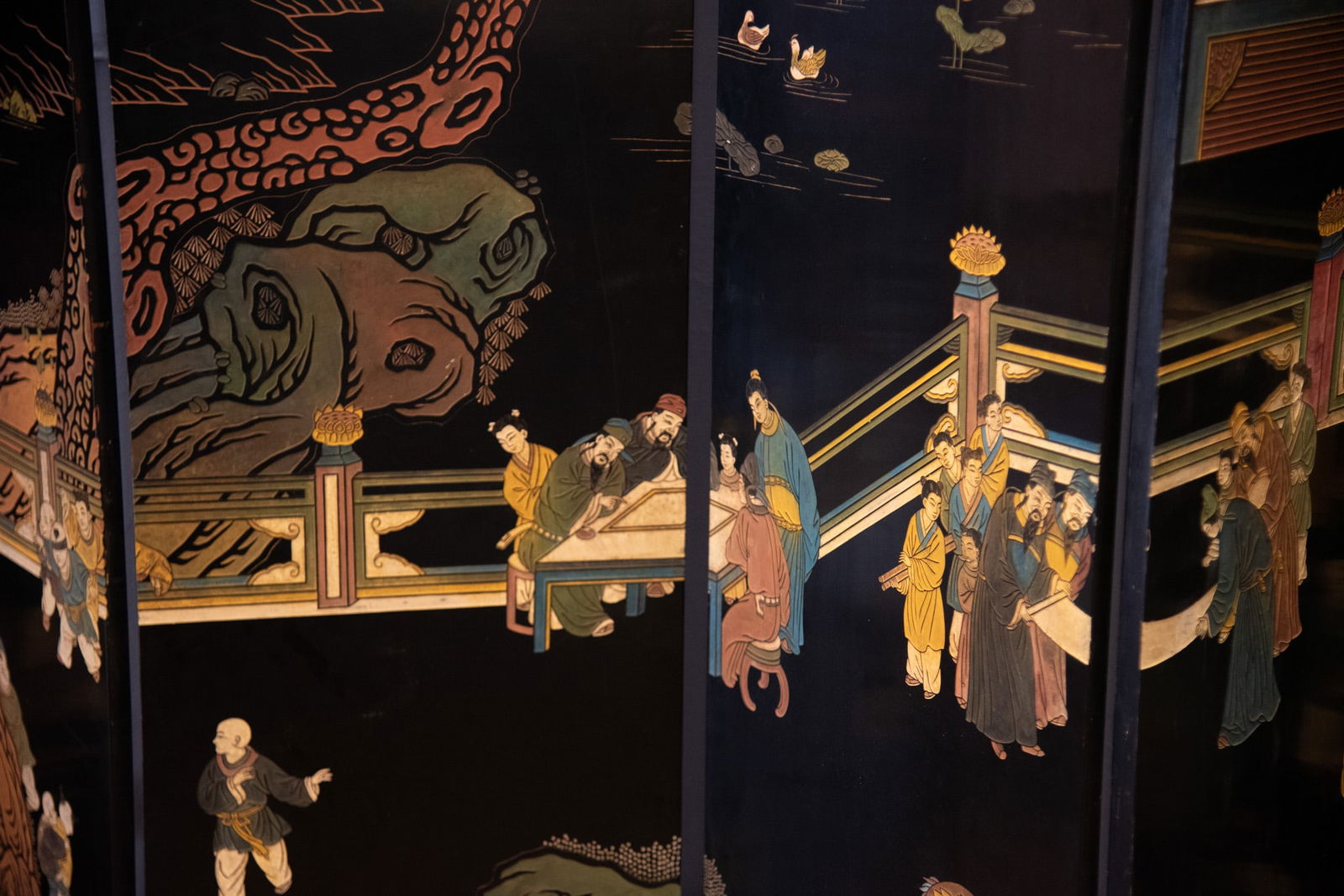 Six Panel Coromandel Room Screen - 3