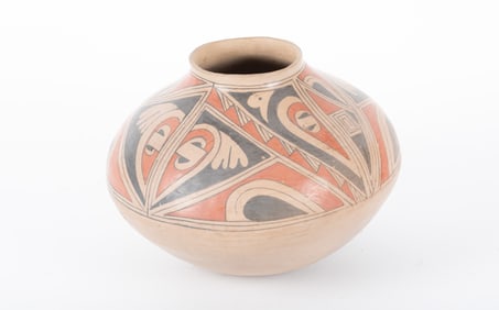 Large Ortiz Pottery Olla Vessel
