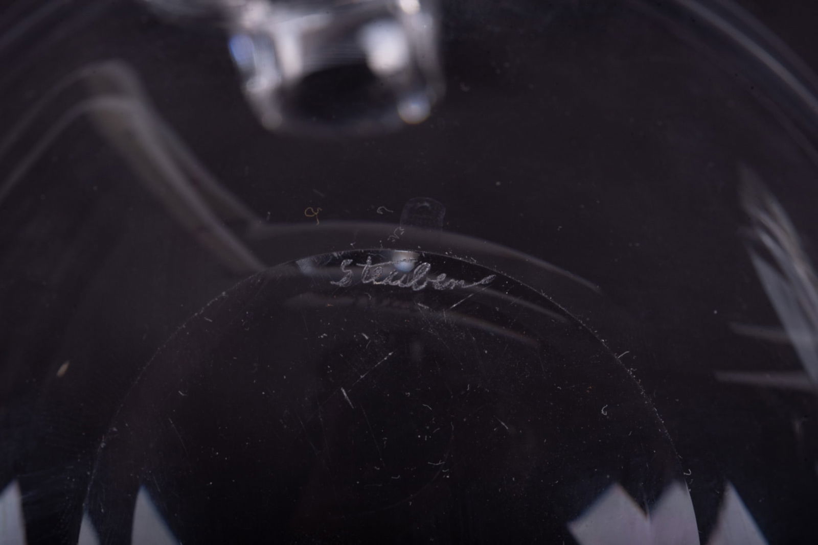 Three Steuben Crystal Table Articles - 4