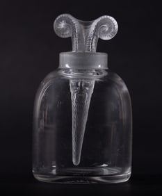 A Rare Rene Lalique Satyr Perfume Bottle