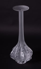 A Lalique Crystal Claude Vase