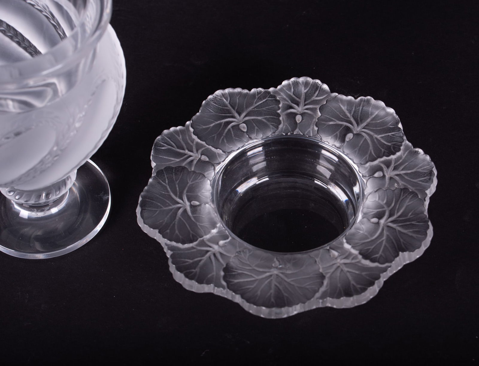 Two Lalique Crystal Table Articles - 2