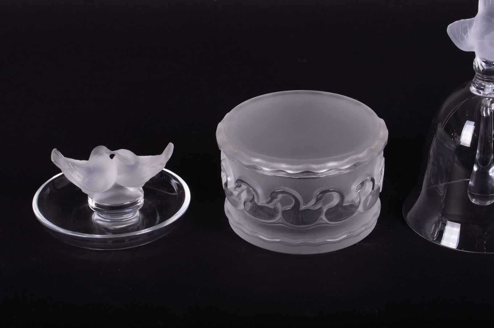 Four Lalique Crystal Table Objects - 3