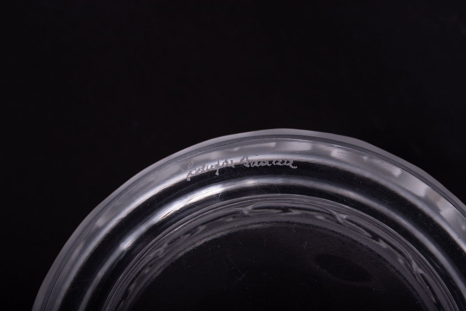 Four Lalique Crystal Table Objects - 4