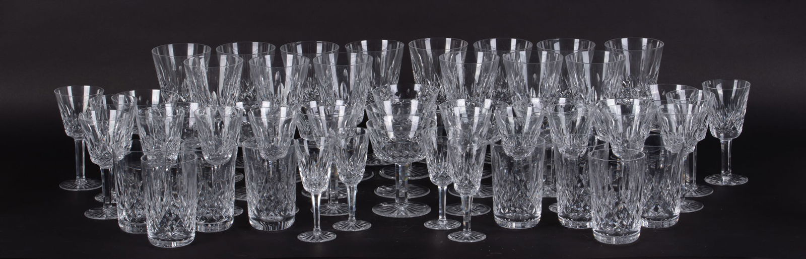 An Extensive Collection of Waterford Lismore Stemware (1 of 4)
