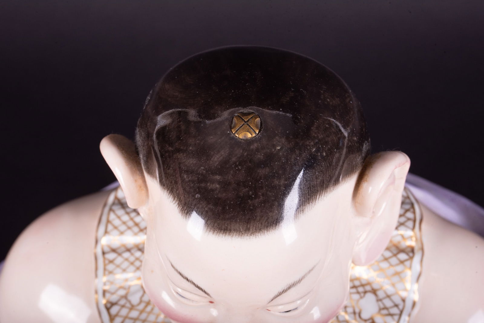 Meissen, a Large 19th Century Porcelain "Pagoda" Nodding Figure - 12