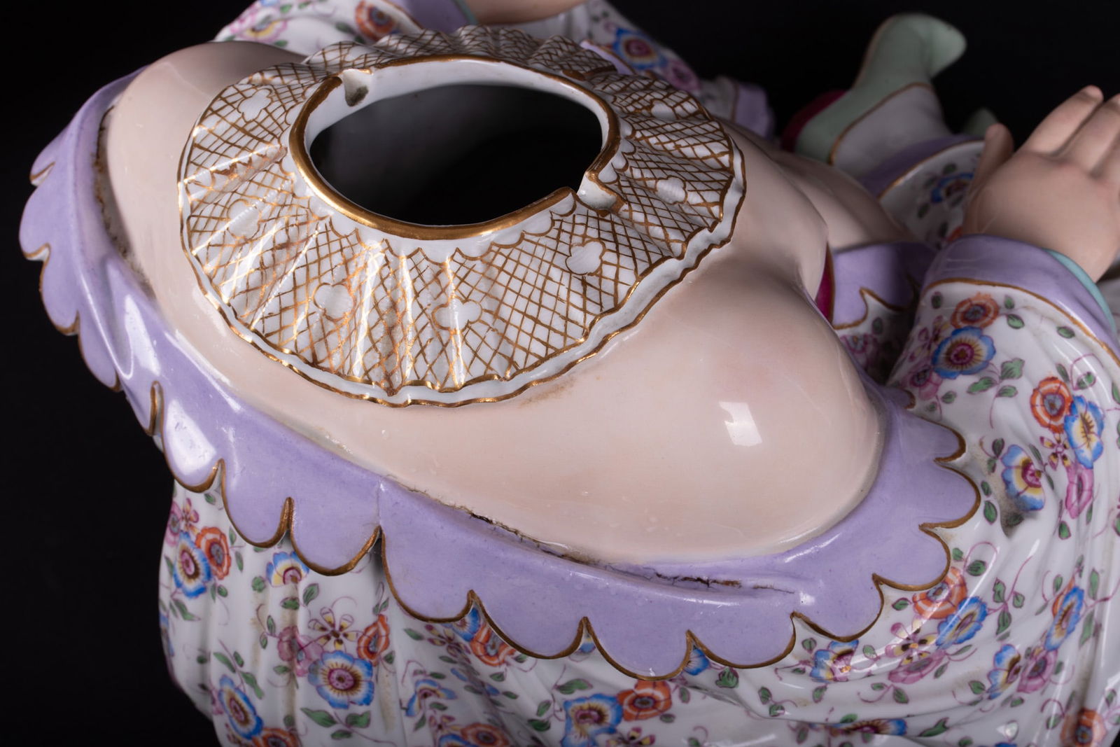 Meissen, a Large 19th Century Porcelain "Pagoda" Nodding Figure - 14