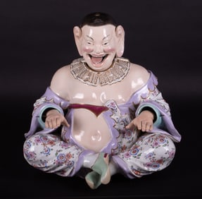 Meissen, a Large 19th Century Porcelain "Pagoda" Nodding Figure