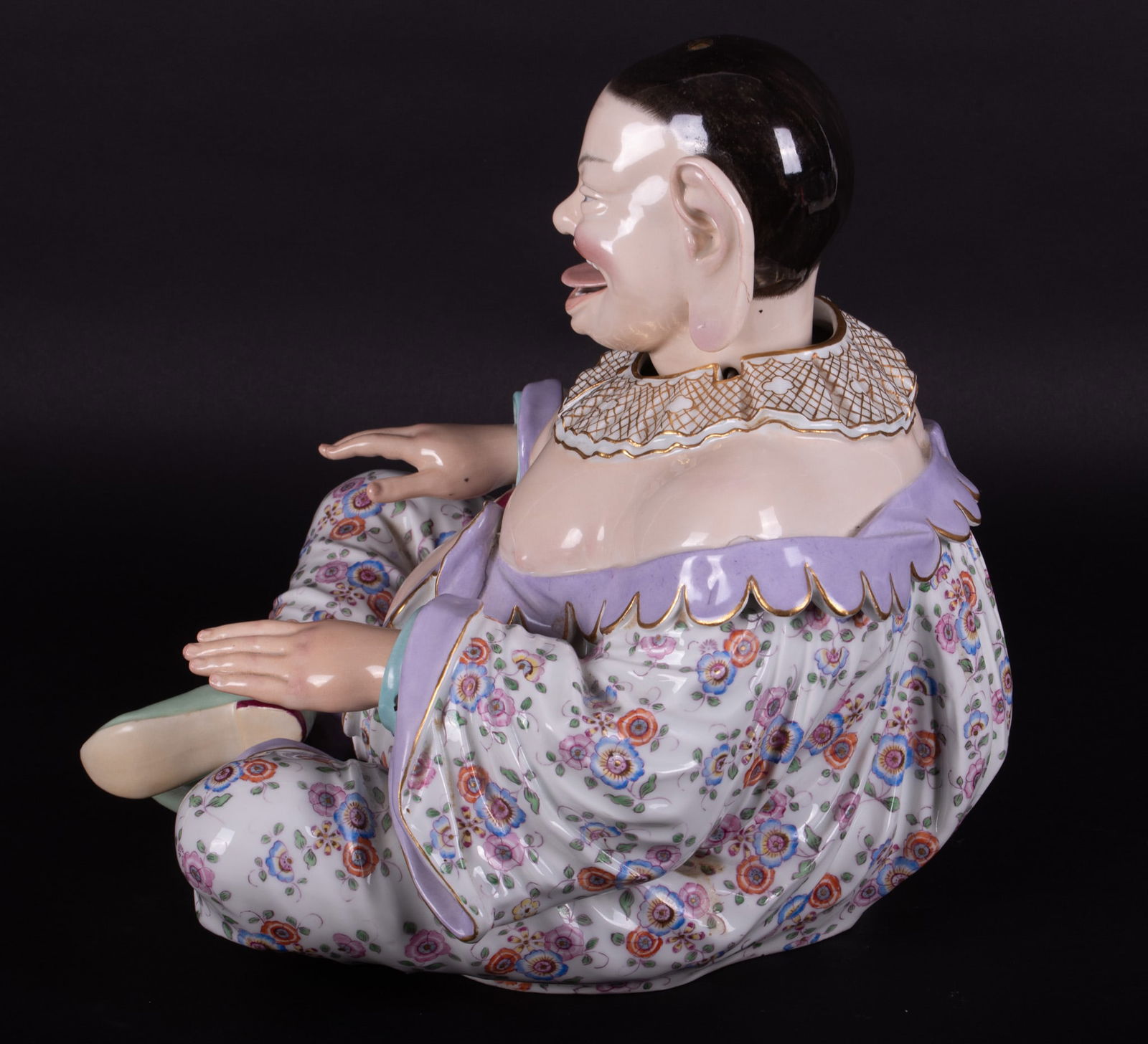 Meissen, a Large 19th Century Porcelain "Pagoda" Nodding Figure - 7