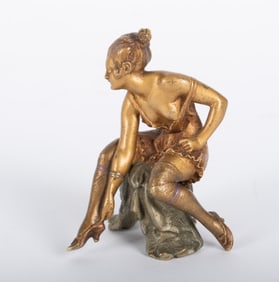 A Rare Erotic Naughty Bronze, attributed to Bruno Zach