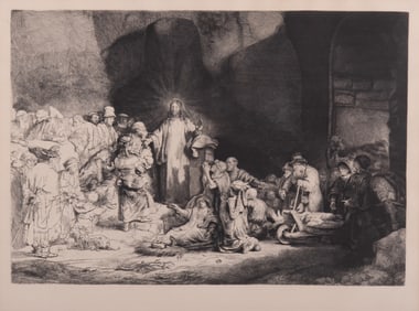 After Rembrandt Harmenszoon van Rijn, Dutch (1606-1669), Christ Healing the Sick (The Hundred