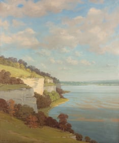 Frederick Oakes Sylvester, Illinois, Missouri, Massachusetts (1869-1915), Notch Cliff, 1905, oil on