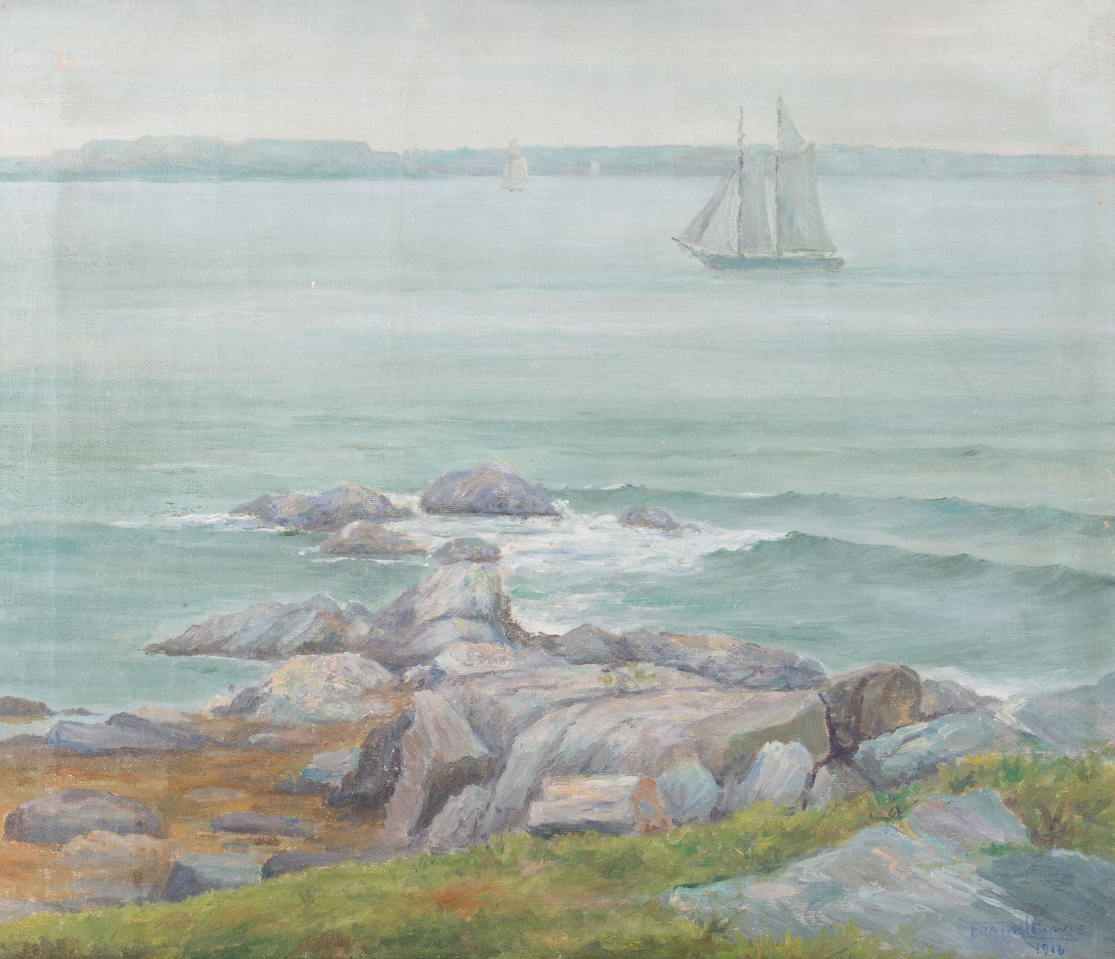 Frank Louville Bowie, Maine 1857-1936, Cape Elizabeth, 1916, oil on canvas (1 of 5)