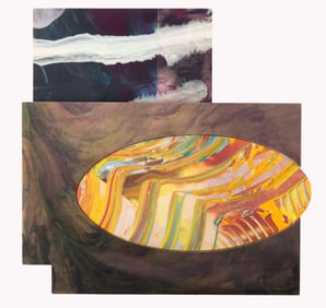 Sam Gilliam, District Of Columbia, Kentucky (1933-2022), Sanganer, 1997, oil on wood