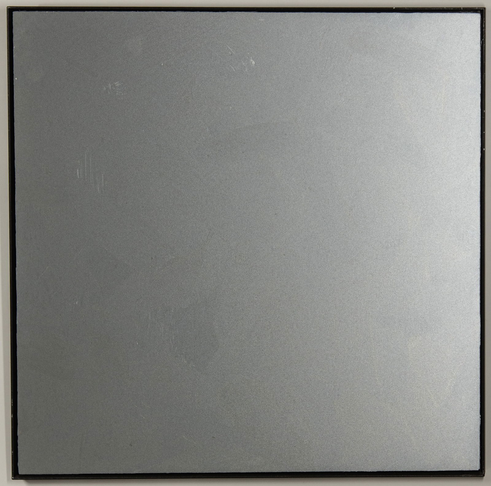 Tom Sachs, New York, Connecticut (b. 1966), Untitled, 1996, glass beads suspended in an alkyd: Tom SachsNew York, Connecticut, (b. 1966)Untitled, 1996glass beads suspended in an alkyd emulsion on plywoodsigned and dated verso, framed.Acquired: John Berggruen Gallery, San Francisco, CA, 3-24-19