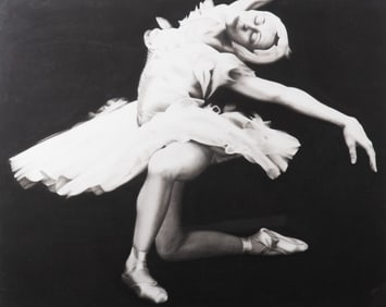 Joseph Piccillo, New York, California (b. 1941), Study - F-6, June 1988, Ballerina, graphite on