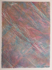 Nance O'Banion, American (1949-2018), World Series, Somewhere #2, 1982, enamel on paper