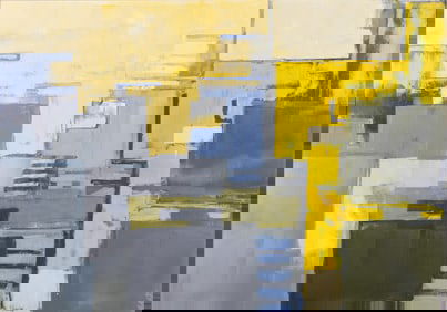 Karina Antonczak, Poland (b. 1981), Lake City 66 (2017), oil on canvas