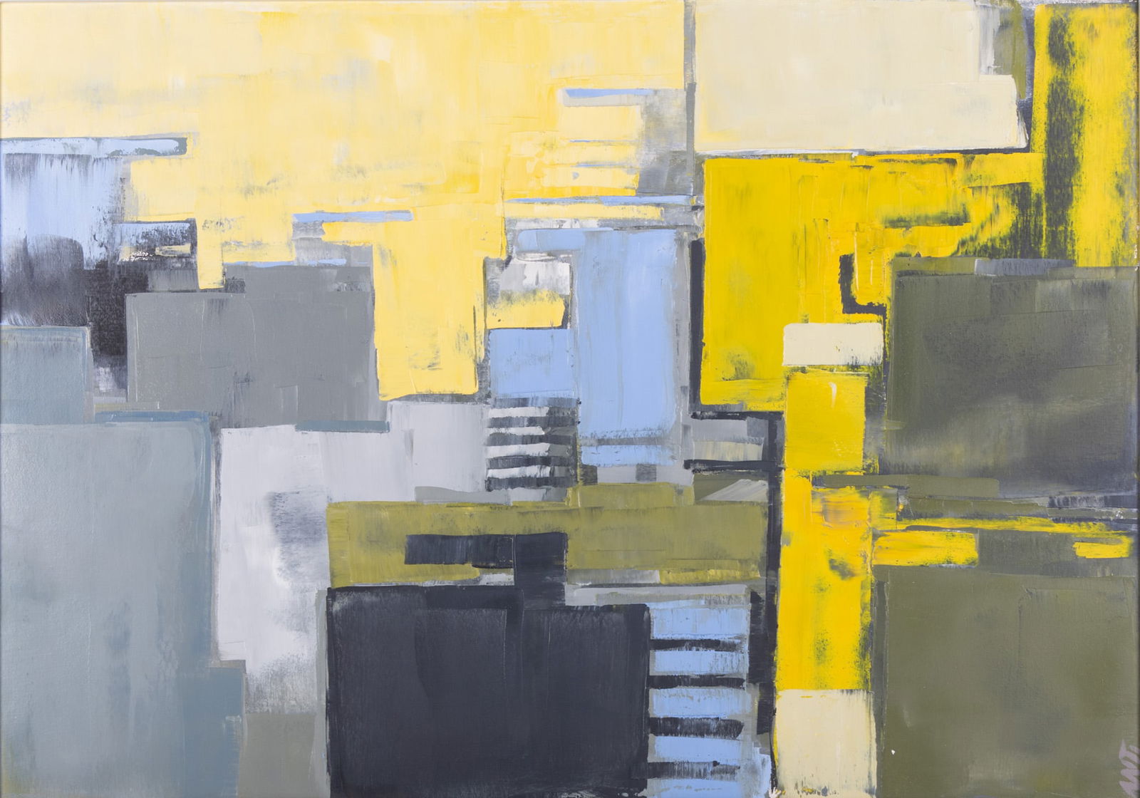 Karina Antonczak, Poland (b. 1981), Lake City 66 (2017), oil on canvas (1 of 5)