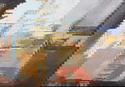 Karina Antonczak, Poland (b. 1981), Layer City 83 (2017), oil on canvas