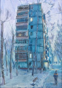 Sergey Avdeev, Russia 20th Century, Evening Light (2016), oil on canvas