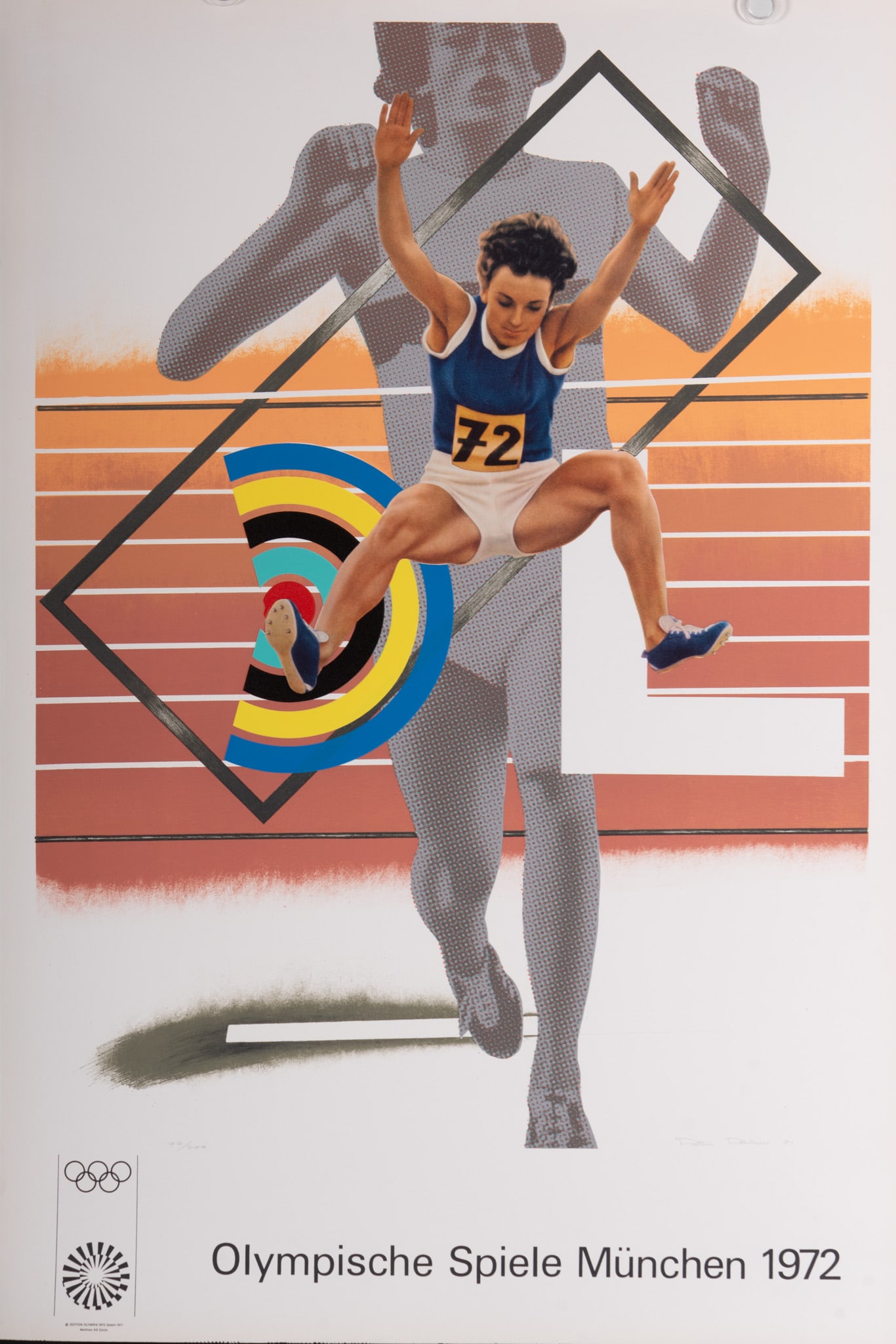 Collection of Five Olympics Prints from 1972 and 1976 (1 of 5)