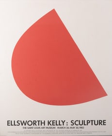 Ellsworth Kelly, New York / France (1923-2015), Ellsworth Kelly Sculpture Exhibition Poster, Whitney