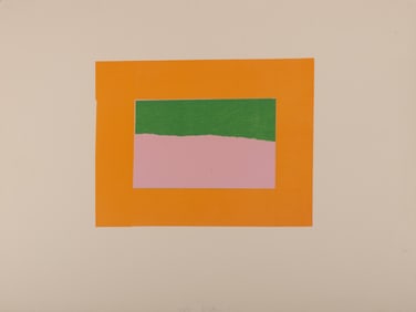 Howard Hodgkin, English (1932-2017), Indian View B, from Indian Views, 1971, screenprint, ed. 69/75