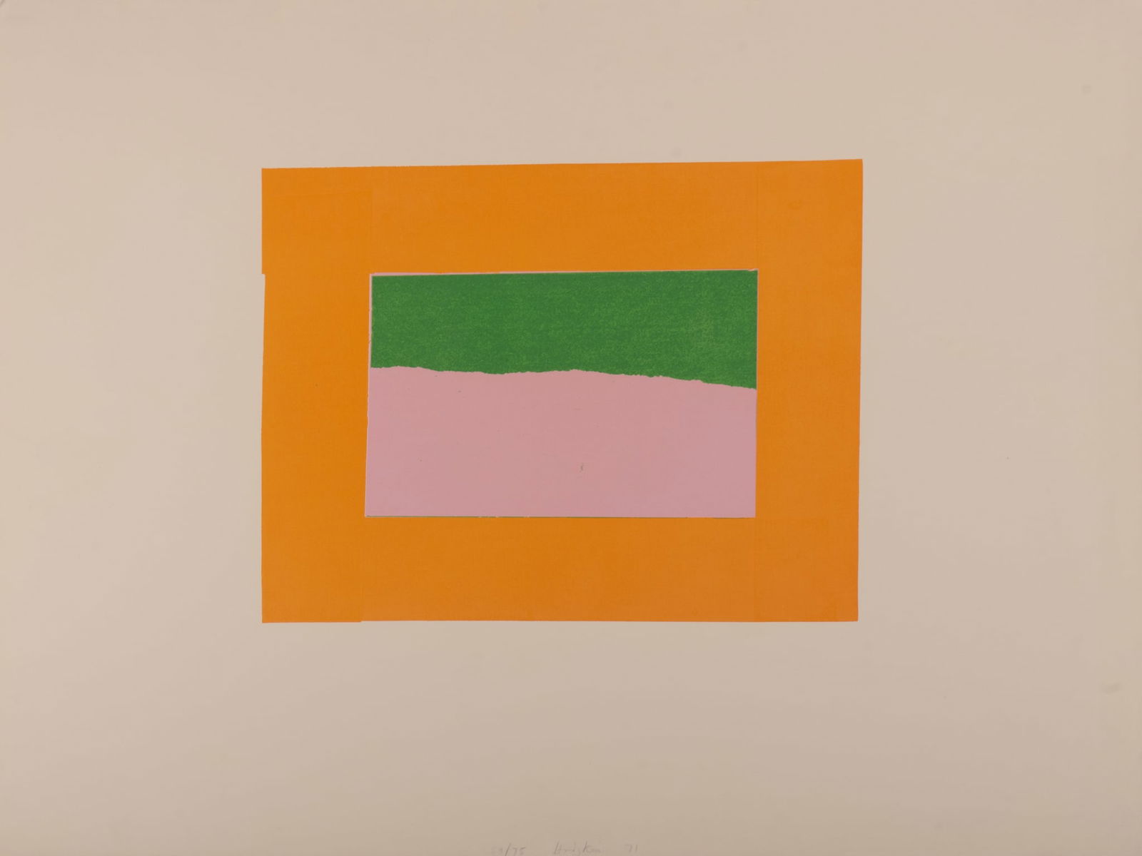 Howard Hodgkin, English (1932-2017), Indian View B, from Indian Views, 1971, screenprint, ed. 69/75 (1 of 4)