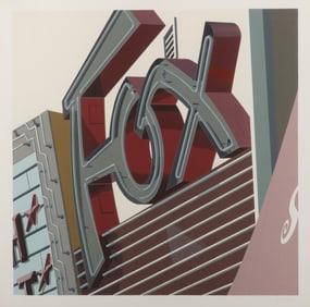 Robert Cottingham, Connecticut, New York (b. 1935), Fox (from the American Signs Portfolio),