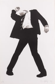 Robert Longo, American (b. 1953), Rick, From Men in the Cities, 1994, lithograph on Arches wove