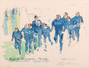 LeRoy Neiman, New York (1921-2012), Olympic Boxing, 1972, serigraph, ed. 136/250