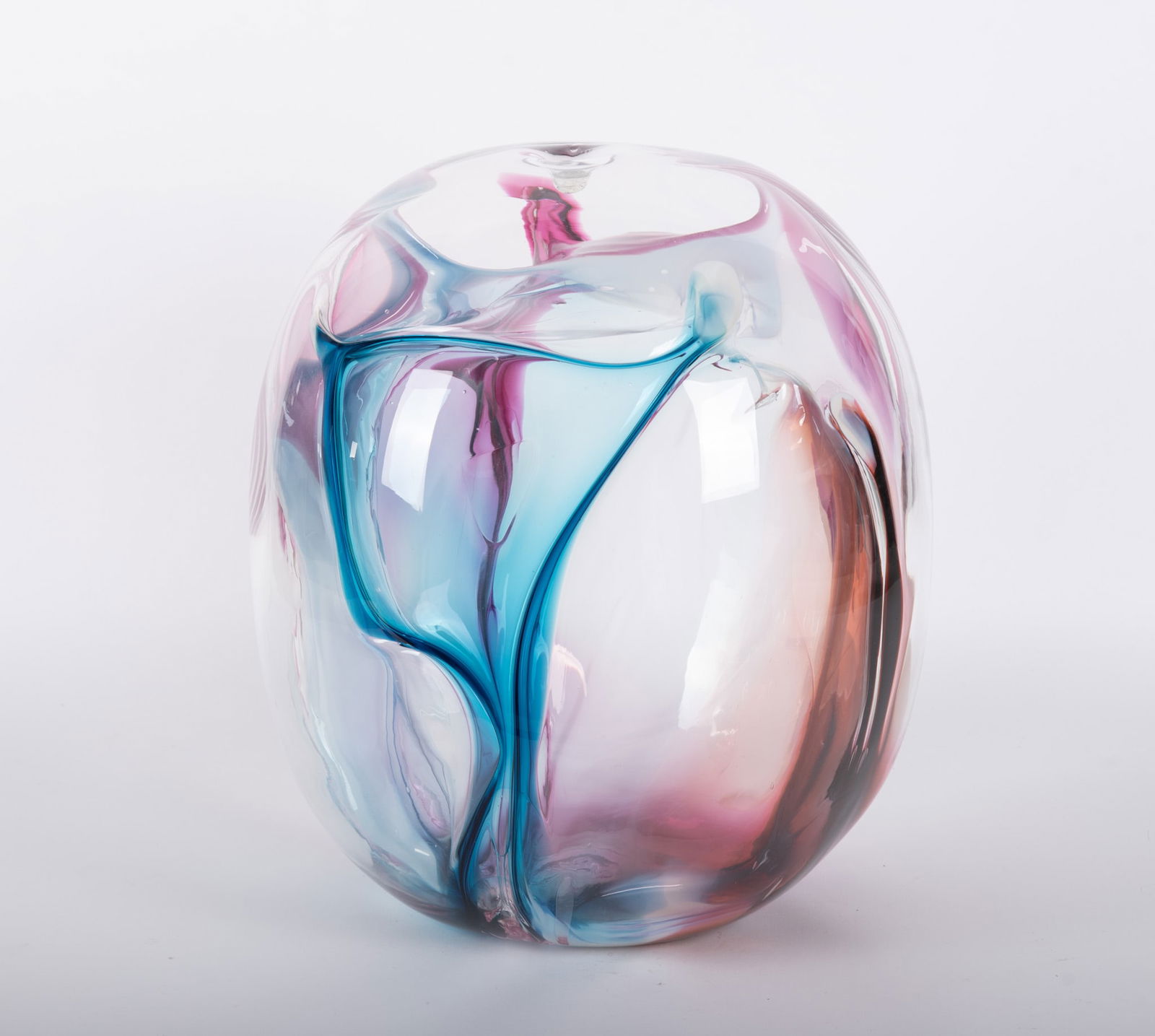 Peter Bramhall, Vermont (b. 1942), Blown Glass Orb (1 of 3)