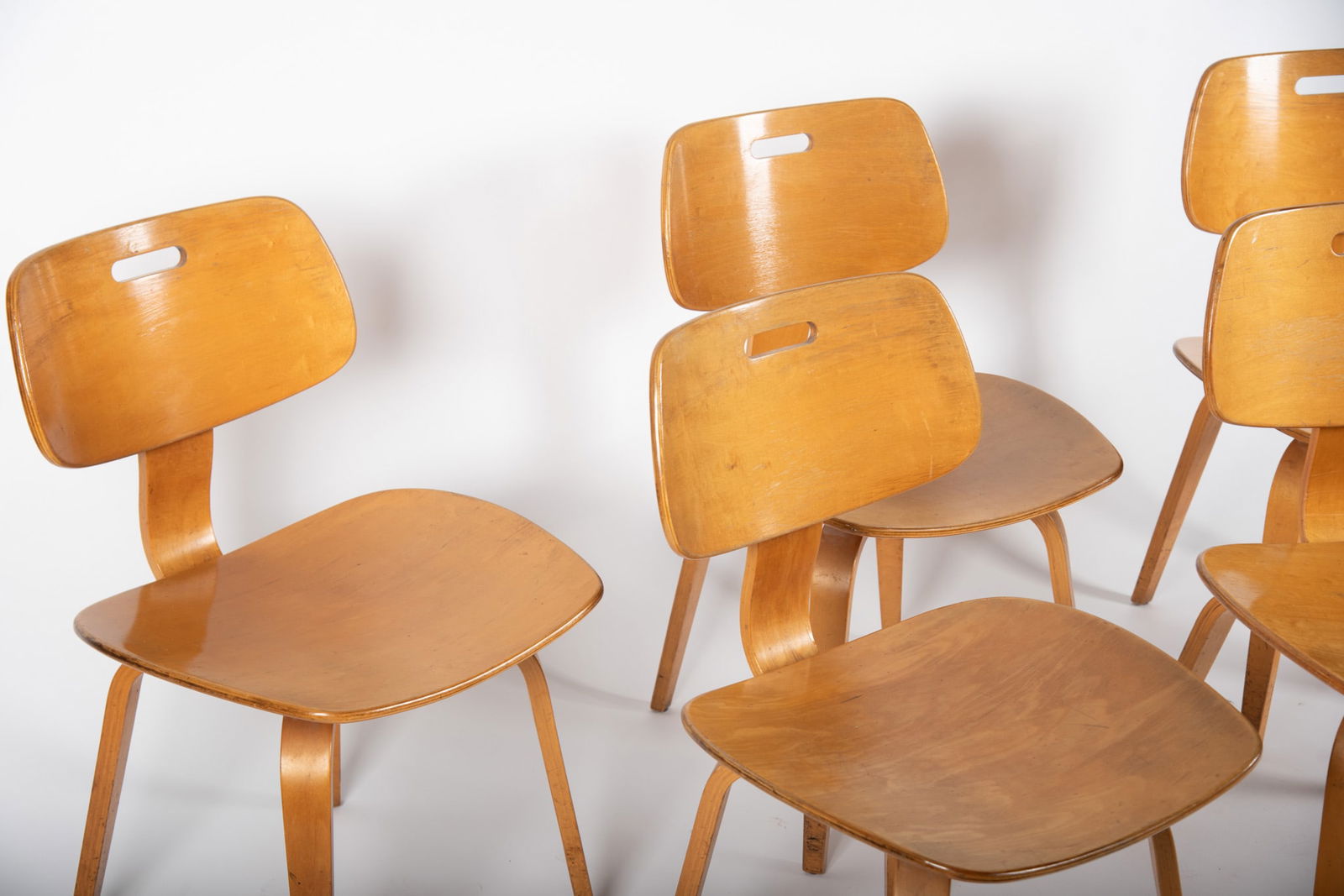 Five Mid Century Modern Thonet Dining Chairs - 3