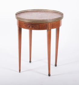 Marble Top French Side Table