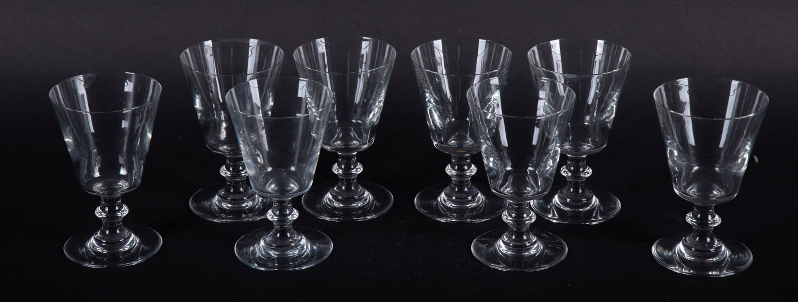 Eight Crystal Water Goblets, Embassy by Baccarat (1 of 3)