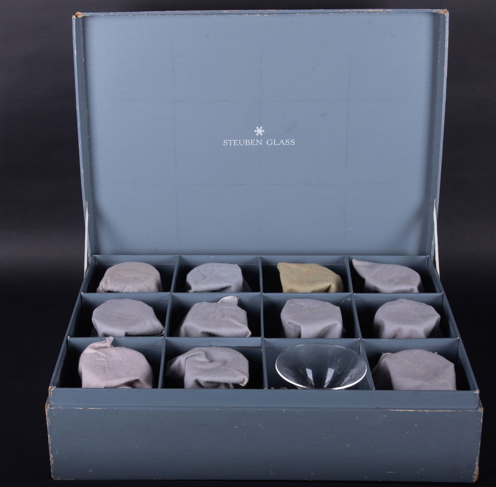 Twelve Steuben Martini Glasses (1 of 3)