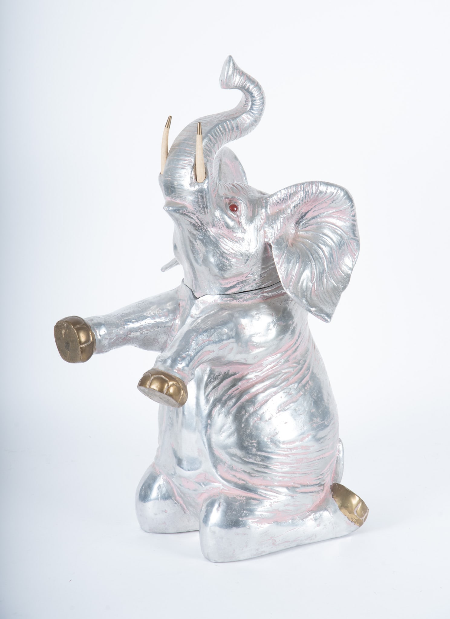 Arthur Court Elephant Form Ice/Wine Bucket (1 of 4)