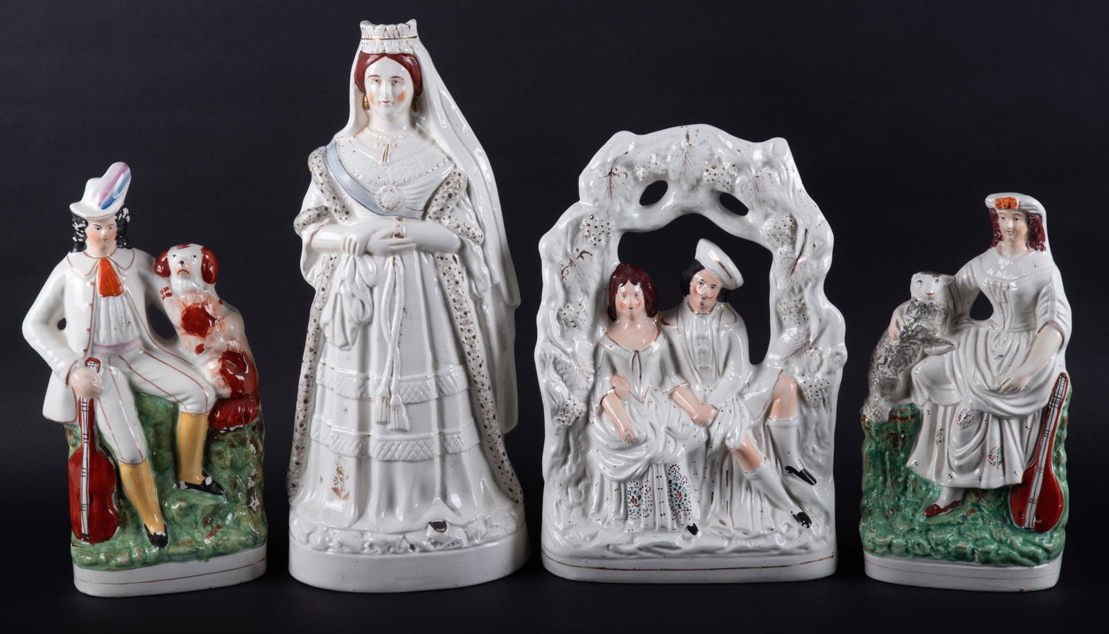 Collection of Four Staffordshire Figures (1 of 4)