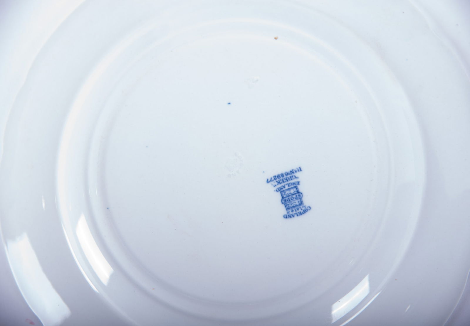 Two Antique Spode Blue Transferware Serving Plates - 4