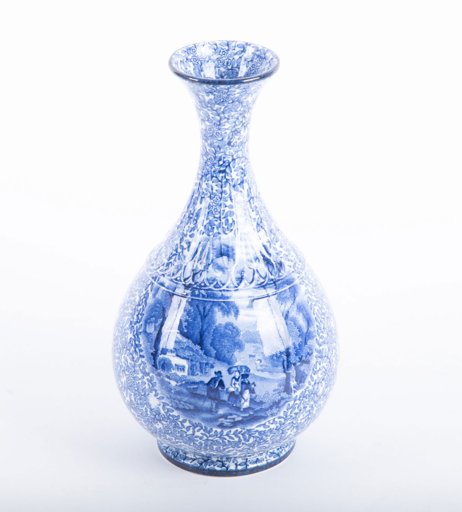 A 19th Century English Fenton Foley Ware Vase, James Kent (1 of 4)