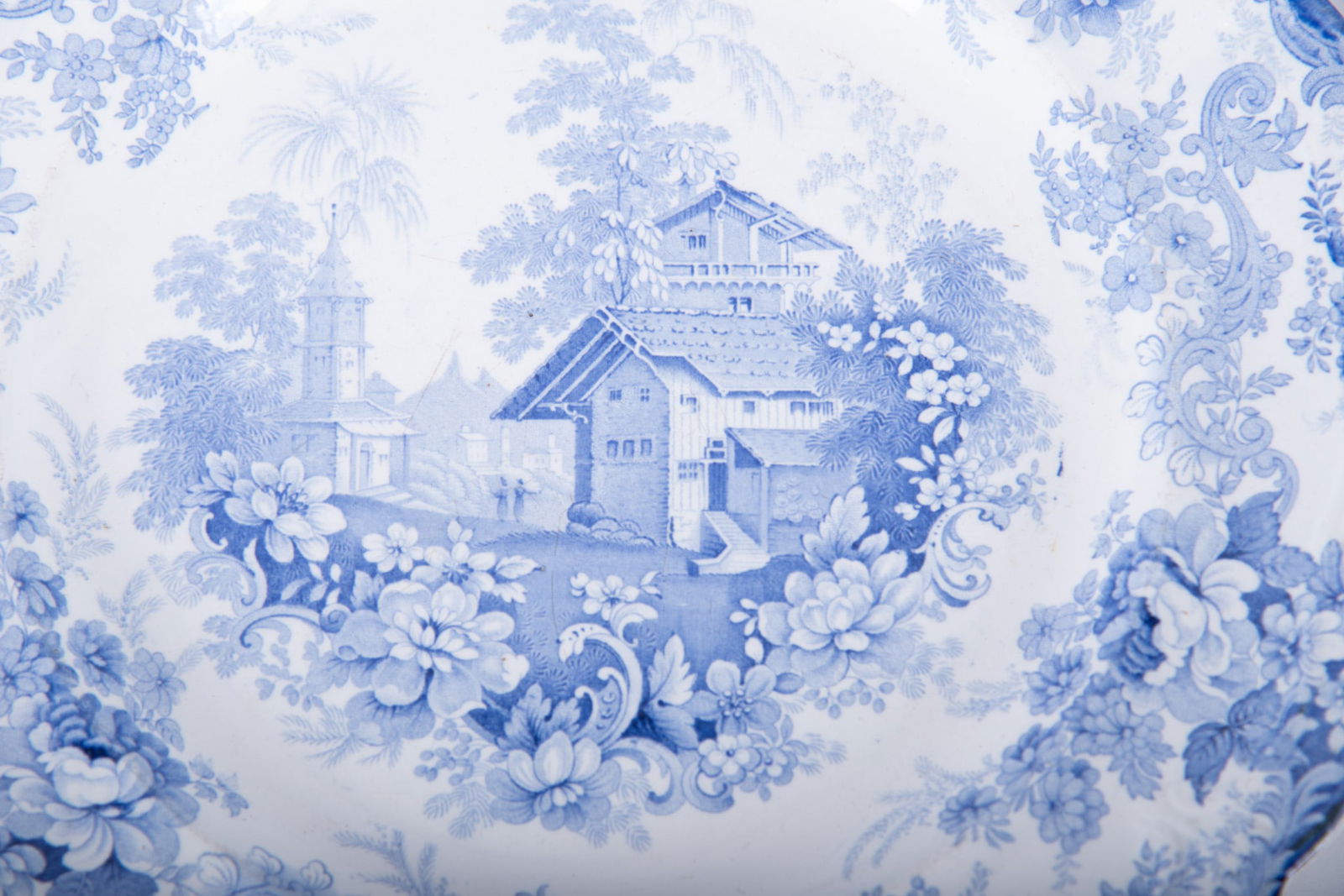 Four Minton Genevese Pattern Serving Plates - 2