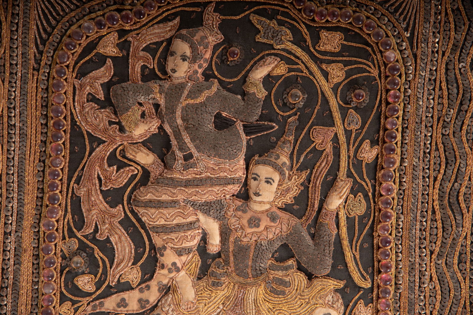 Three Burmese Textile Panels - 4