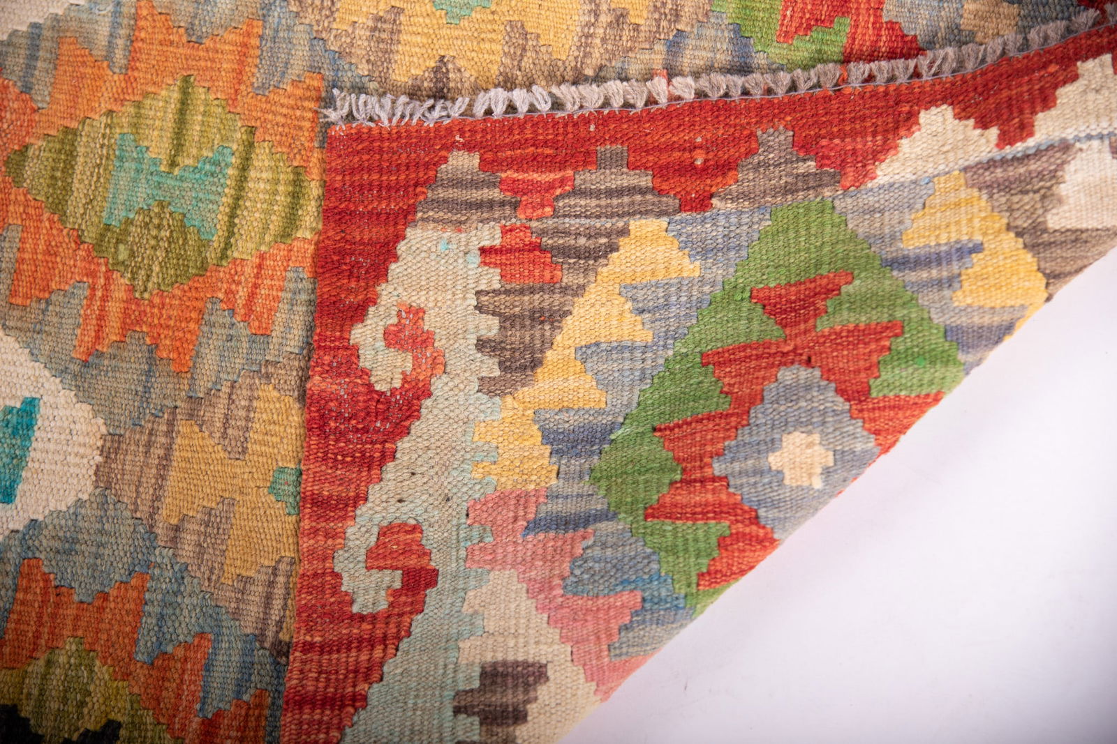 Hand Knotted Kilim Runner - 2