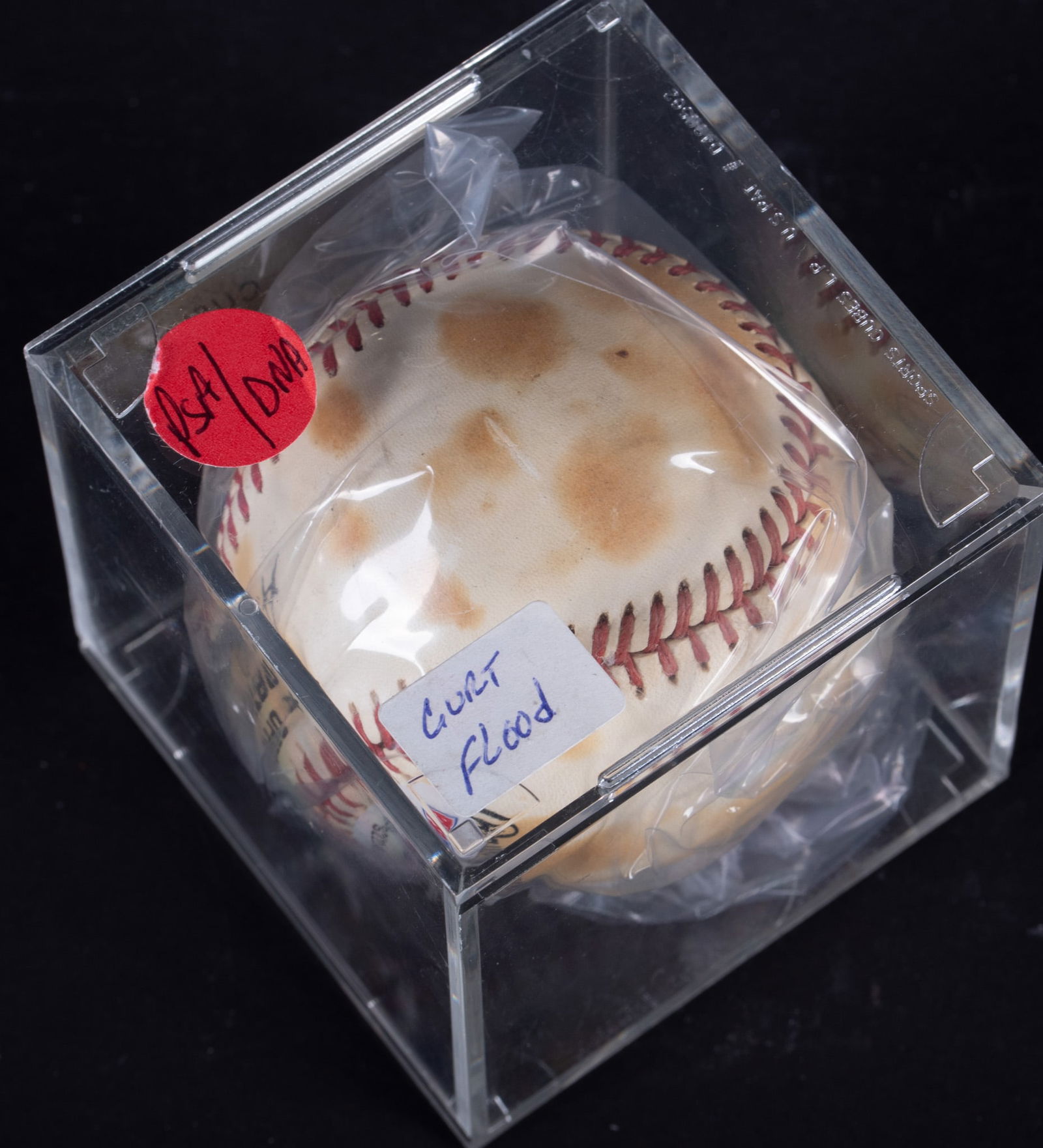 Autographed Baseball Signed By Curt Flood - 2