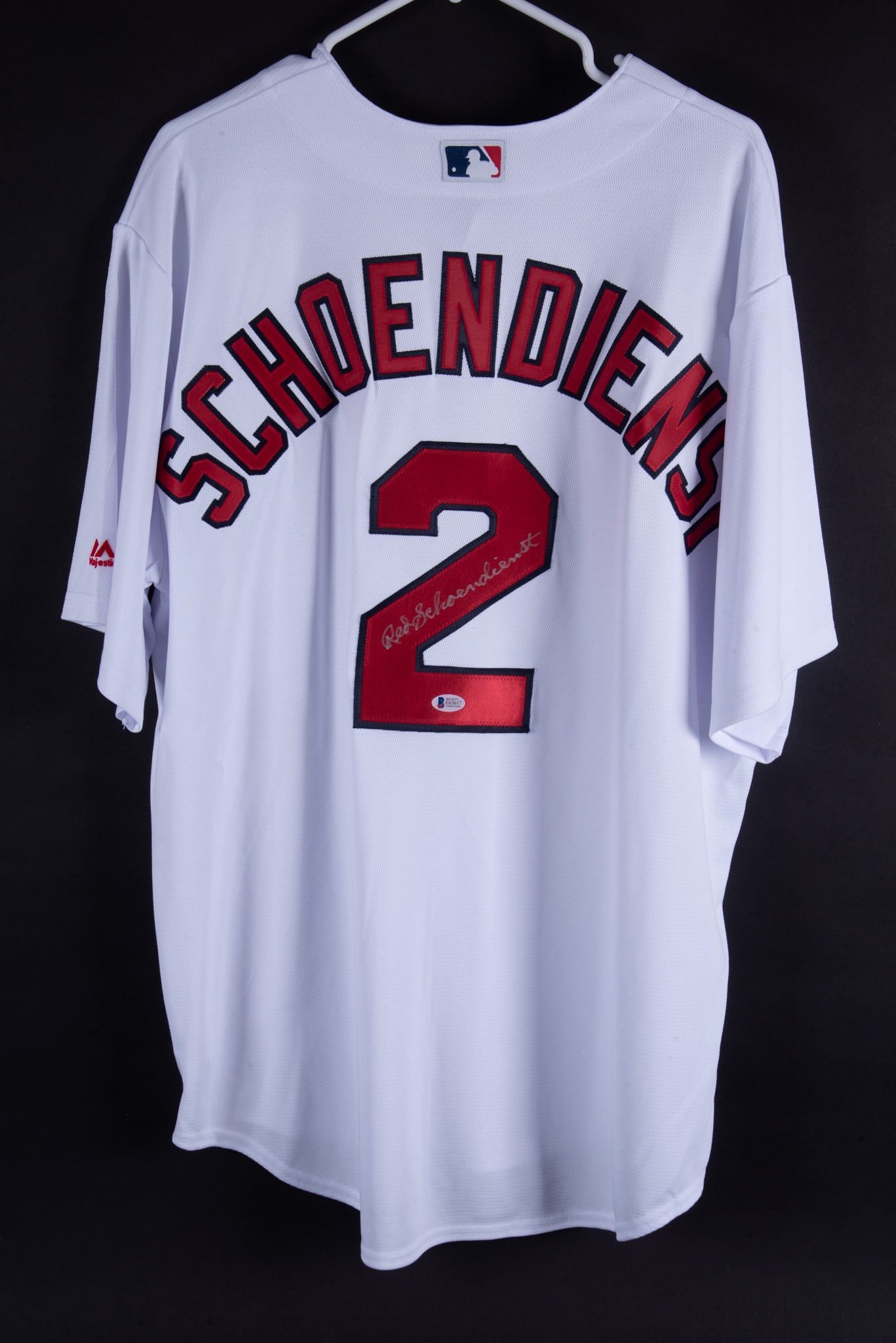 Signed Red Schoendienst St Louis Cardinals Jersey (1 of 3)