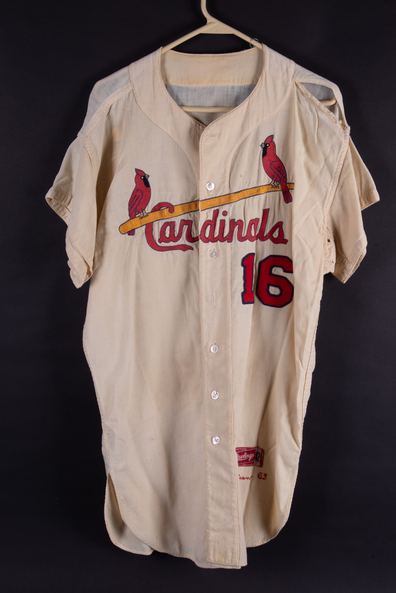Vintage 1963 Phil Gagliano St louis Cardinals Jersey (1 of 3)