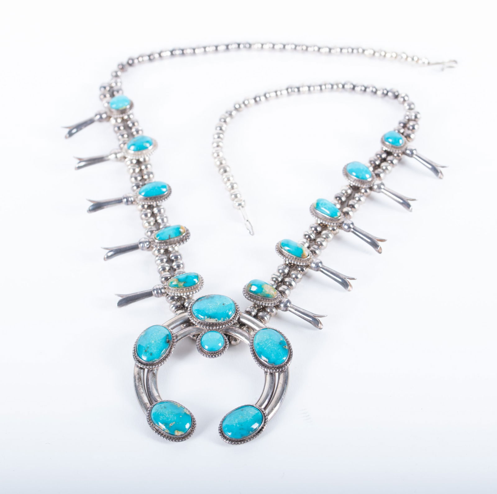 Native American Squash Blossom Necklace (1 of 2)