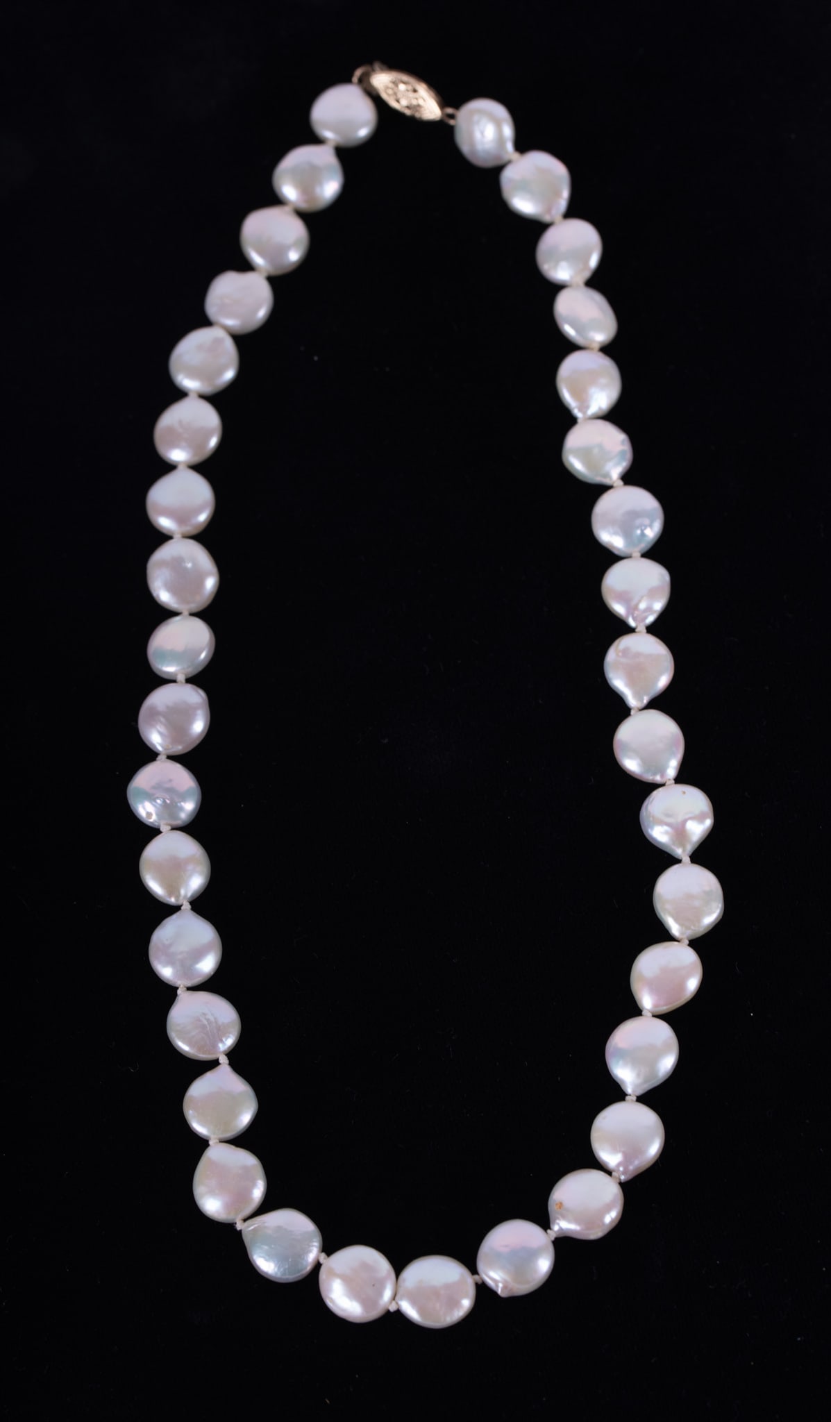 Freshwater Pearl Necklace With 14K Gold Closure (1 of 1)