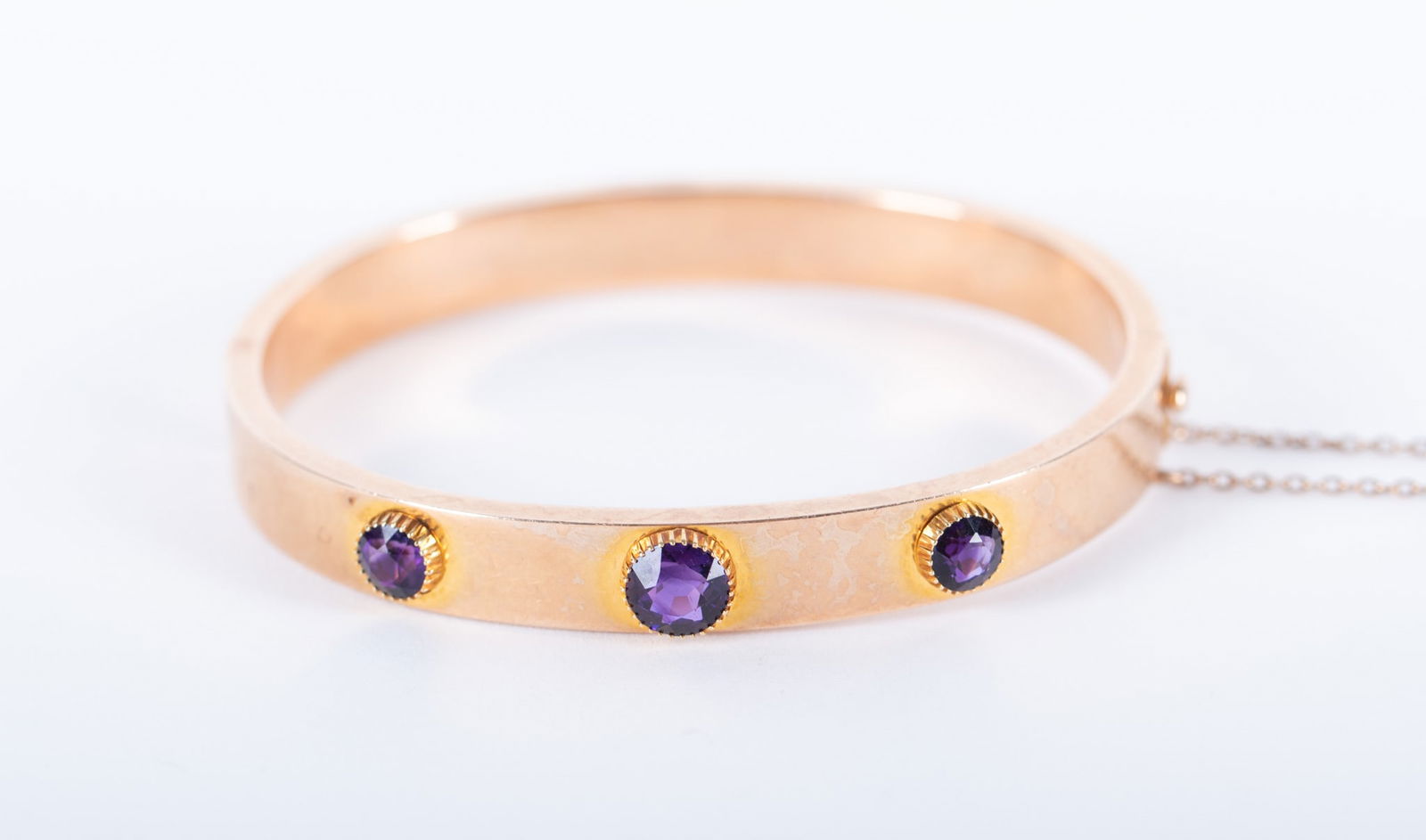 14K Yellow Gold Bracelet with Amethyst (1 of 2)